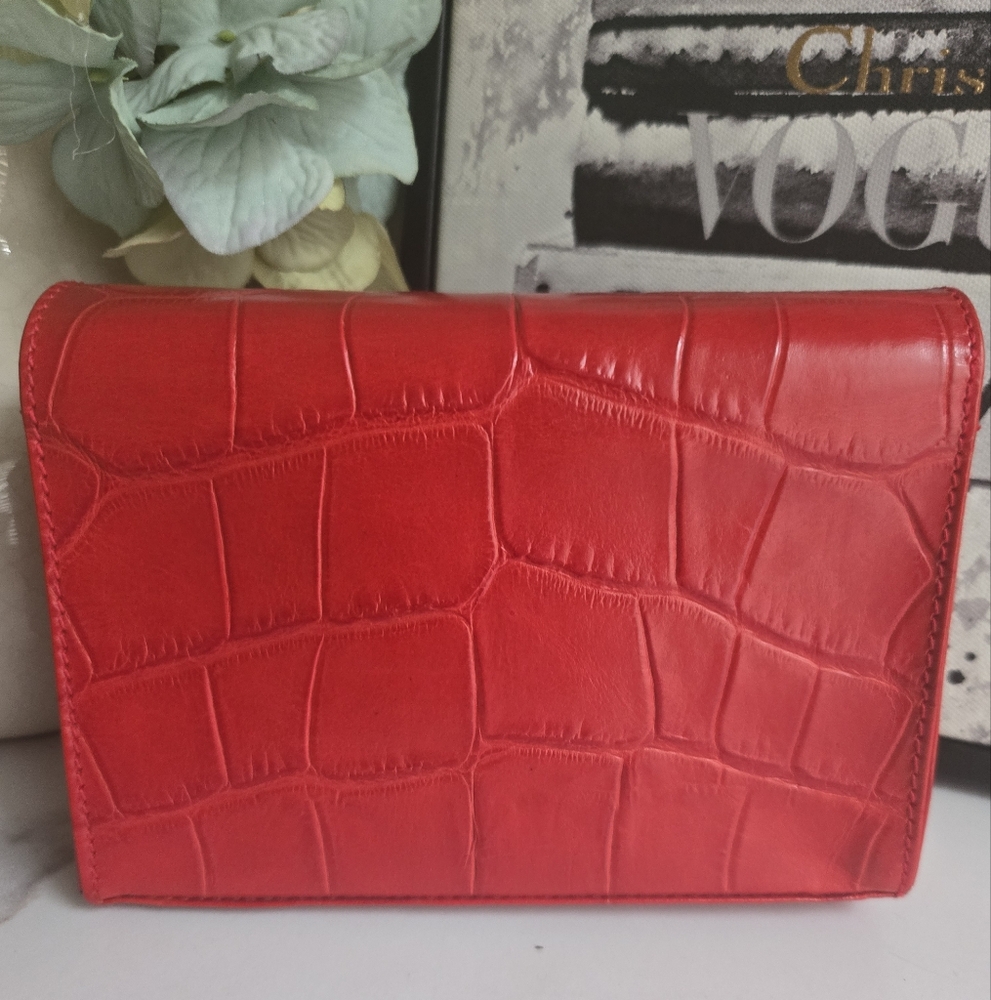 ⛔️SOLD⛔️Nina Ricci Embossed Leather Mini Evening Crossbody Bag EUC - Picture 3 of 12